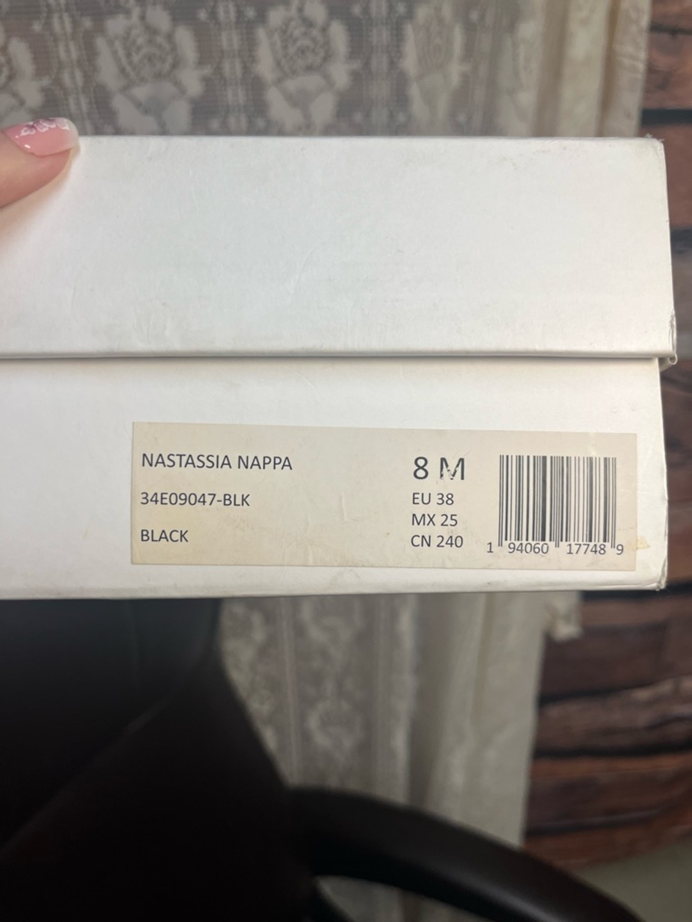Calvin Klein Nastassia Nappa Leather Open-Toe Wrap Heels - Picture 3 of 14
